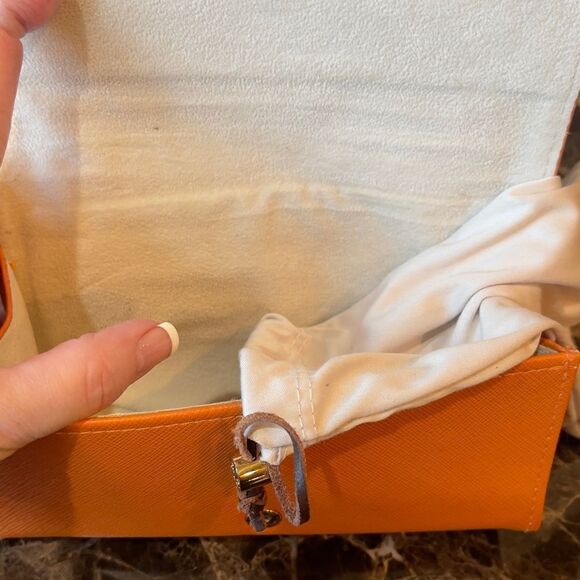 Tory Burch Orange ? Case with Drawstring Bag! main image 5